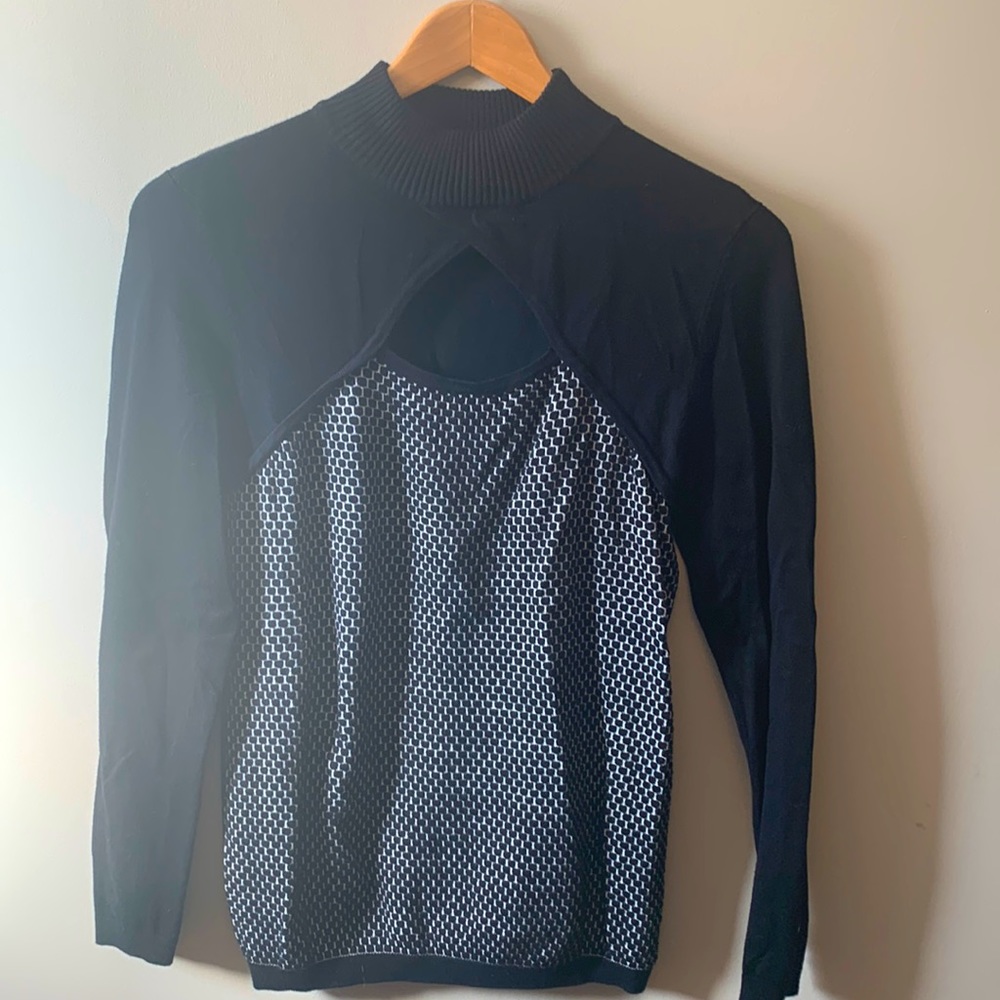 Womens Yuka Long Sleeve Patterened Shirt Size S